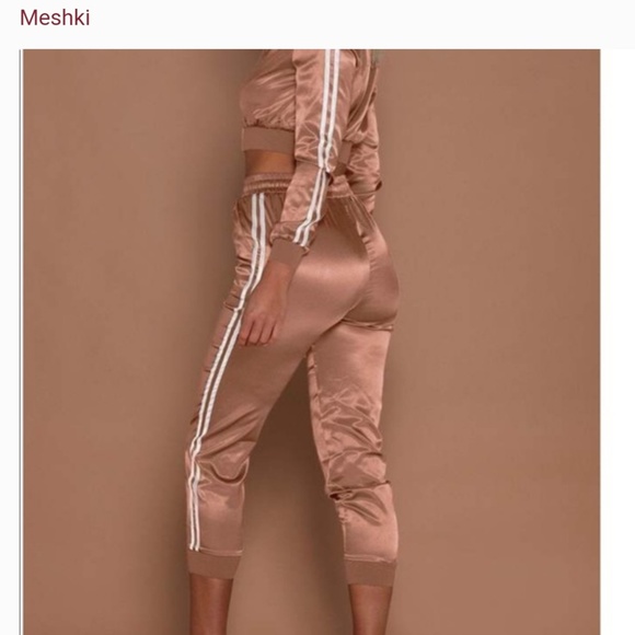 Meshki Pants - Meshki Rose Gold Track Pants
